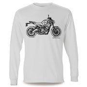 JL Illustration For A Yamaha MT09 Motorbike Fan LS-Tshirt