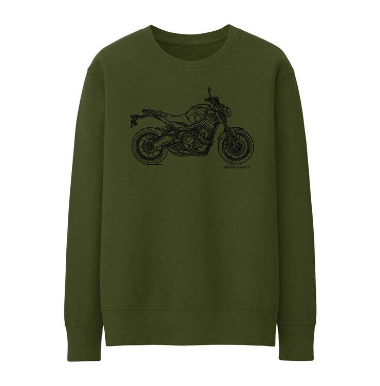 JL Illustration For A Yamaha MT09 Motorbike Fan Jumper