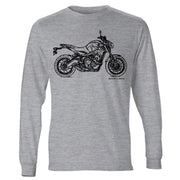 JL Illustration For A Yamaha MT09 Motorbike Fan LS-Tshirt