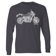 JL Illustration For A Yamaha MT09 Motorbike Fan LS-Tshirt