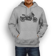 JL Illustration For A Yamaha MT09 2017 Motorbike Fan Hoodie