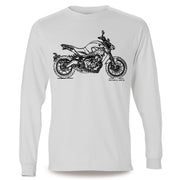 JL Illustration For A Yamaha MT09 2017 Motorbike Fan LS-Tshirt