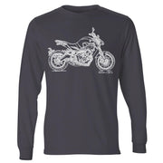 JL Illustration For A Yamaha MT09 2017 Motorbike Fan LS-Tshirt