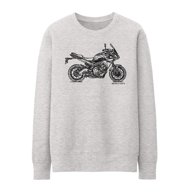 JL Illustration For A Yamaha MT09 Tracer Motorbike Fan Jumper