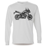 JL Illustration For A Yamaha MT09 Tracer Motorbike Fan LS-Tshirt