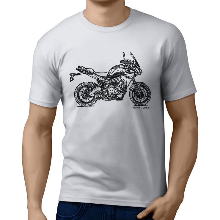 JL Illustration For A Yamaha MT09 Tracer Motorbike Fan T-shirt