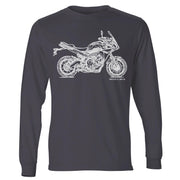 JL Illustration For A Yamaha MT09 Tracer Motorbike Fan LS-Tshirt