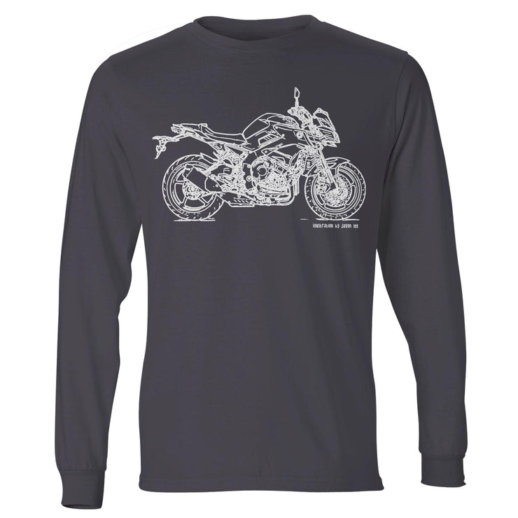 JL Illustration For A Yamaha MT10 Motorbike Fan LS-Tshirt