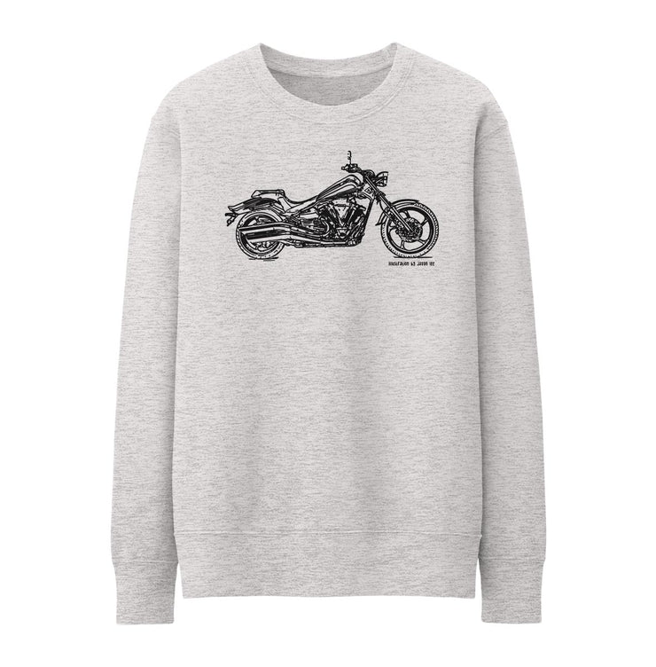 JL Illustration For A Yamaha Midnight Star Motorbike Fan Jumper