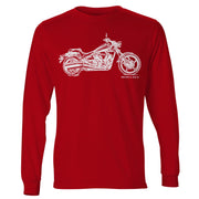 JL Illustration For A Yamaha Midnight Star Motorbike Fan LS-Tshirt