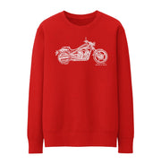 JL Illustration For A Yamaha Midnight Star Motorbike Fan Jumper