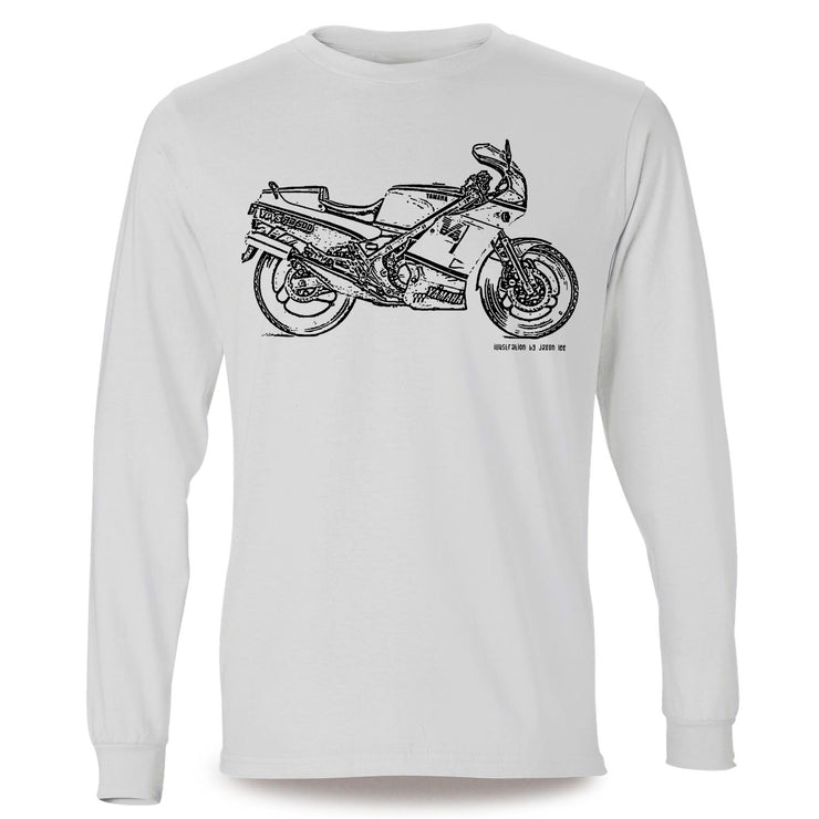 JL Illustration For A Yamaha RD500 YPVS LC Motorbike Fan LS-Tshirt