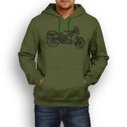 JL Illustration For A Yamaha RD500 YPVS LC Motorbike Fan Hoodie