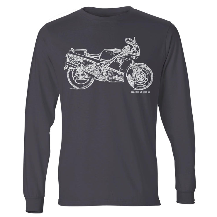 JL Illustration For A Yamaha RD500 YPVS LC Motorbike Fan LS-Tshirt
