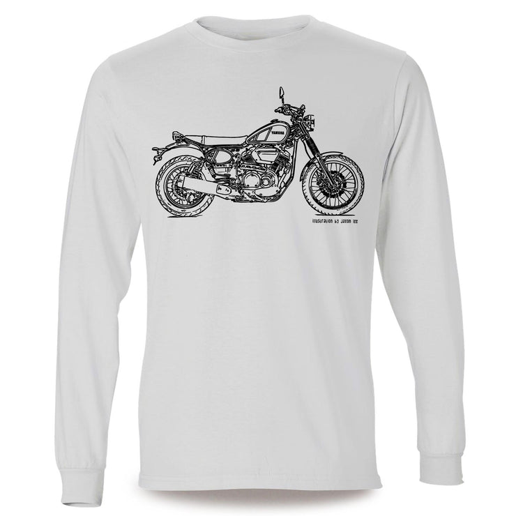 JL Illustration For A Yamaha SCR950 2017 Motorbike Fan LS-Tshirt