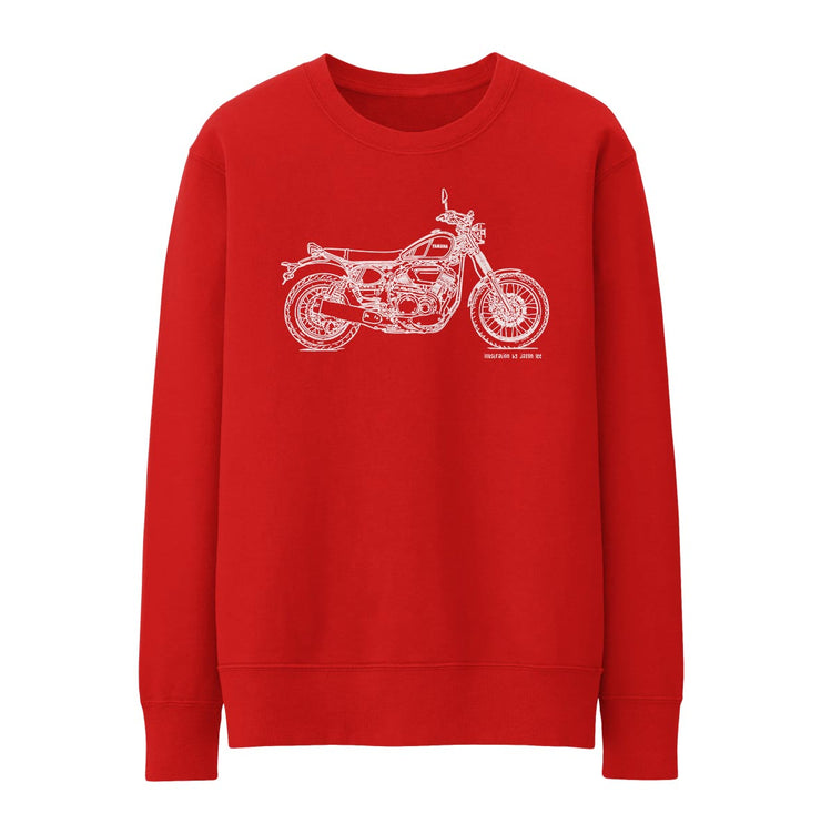 JL Illustration For A Yamaha SCR950 2017 Motorbike Fan Jumper