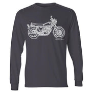 JL Illustration For A Yamaha SR400 2017 Motorbike Fan LS-Tshirt