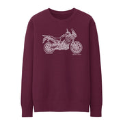 JL Illustration For A Yamaha Super-Tenere 2017 Motorbike Fan Jumper