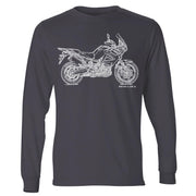 JL Illustration For A Yamaha Super-Tenere 2017 Motorbike Fan LS-Tshirt