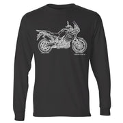 JL Illustration For A Yamaha Super-Tenere 2017 Motorbike Fan LS-Tshirt