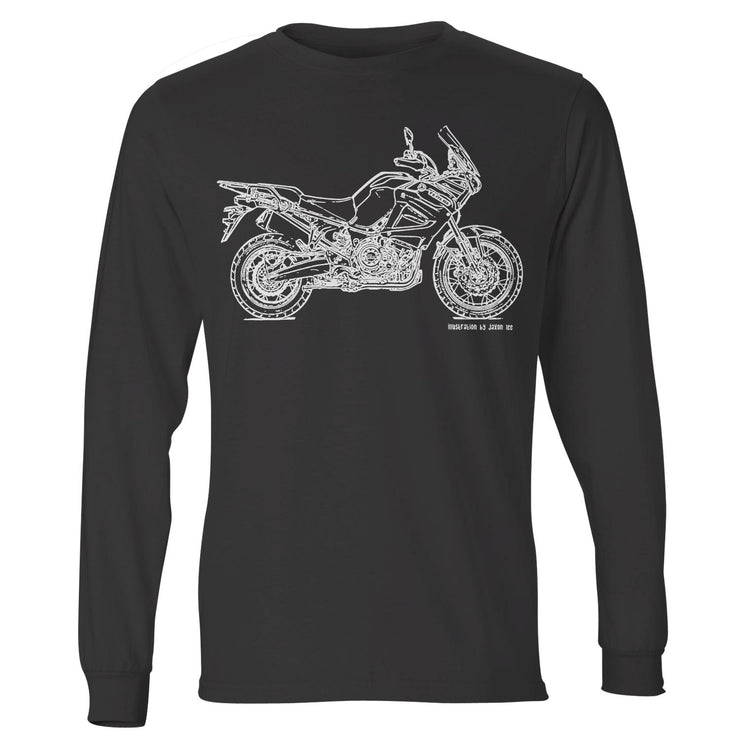 JL Illustration For A Yamaha Super-Tenere 2017 Motorbike Fan LS-Tshirt
