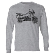 JL Illustration For A Yamaha Super-Tenere ES 2017 Motorbike Fan LS-Tshirt