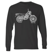 JL Illustration For A Yamaha TW200 2017 Motorbike Fan LS-Tshirt