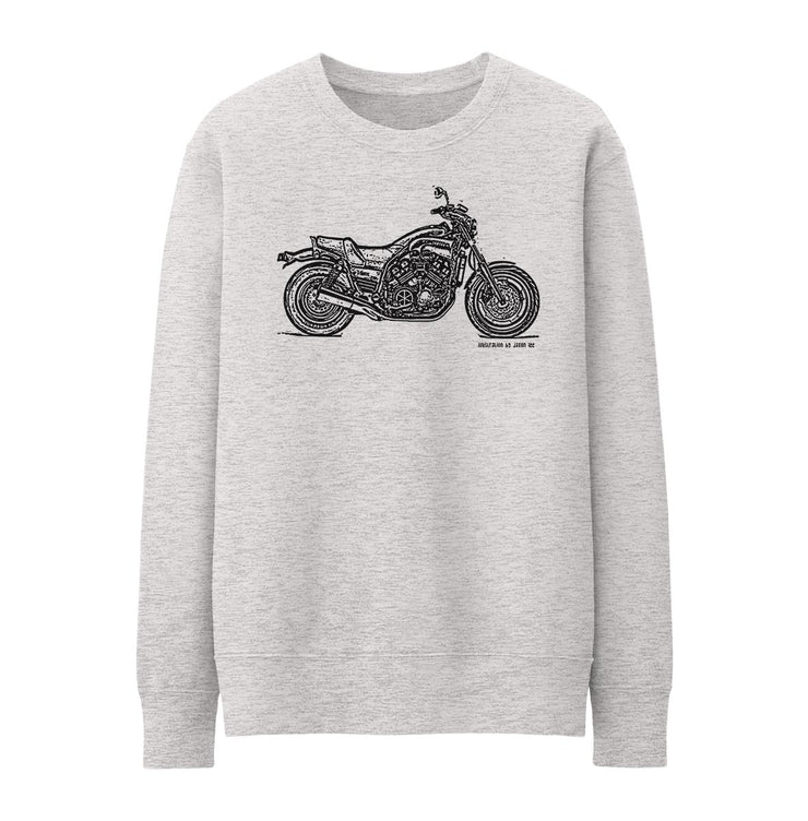 JL Illustration For A Yamaha VMAX 1200 Original Motorbike Fan Jumper