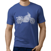 JL Illustration For A Yamaha VMAX 1200 Original Motorbike Fan T-shirt
