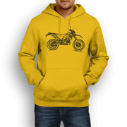 JL Illustration For A Yamaha WR250R 2017 Motorbike Fan Hoodie