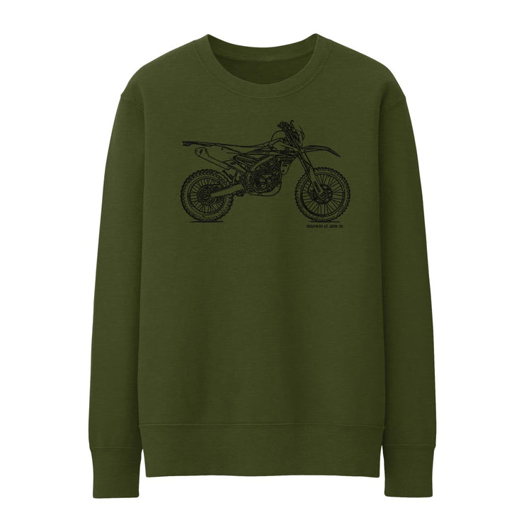 JL Illustration For A Yamaha WR450F 2017 Motorbike Fan Jumper