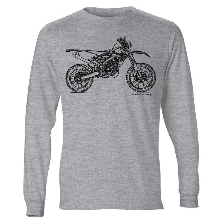 JL Illustration For A Yamaha WR450F 2017 Motorbike Fan LS-Tshirt