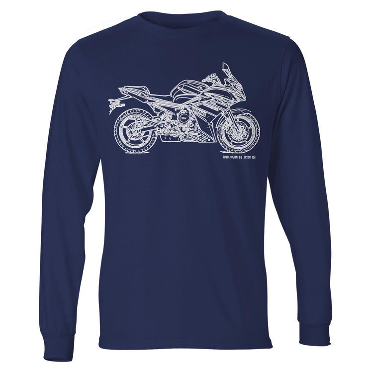 JL Illustration For A Yamaha XJ6 Diversion Motorbike Fan LS-Tshirt