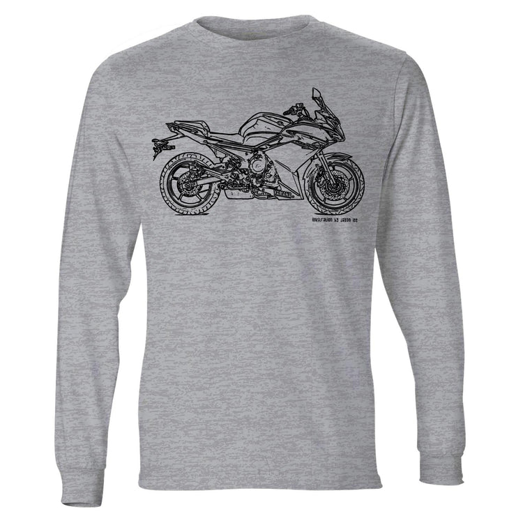 JL Illustration For A Yamaha XJ6 Diversion 2016 Motorbike Fan LS-Tshirt