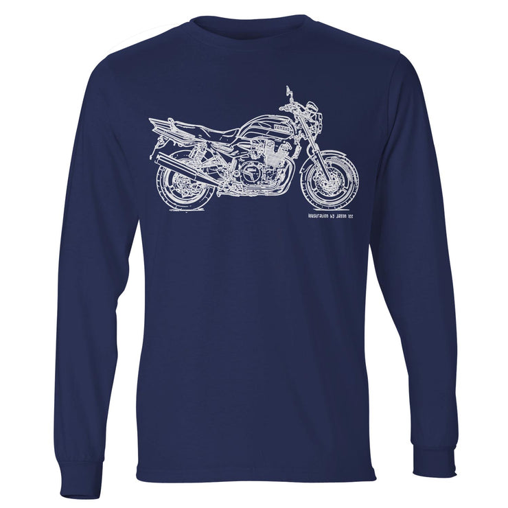 JL Illustration For A Yamaha XJR1300 Motorbike Fan LS-Tshirt