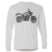 JL Illustration For A Yamaha XSR700 Motorbike Fan LS-Tshirt