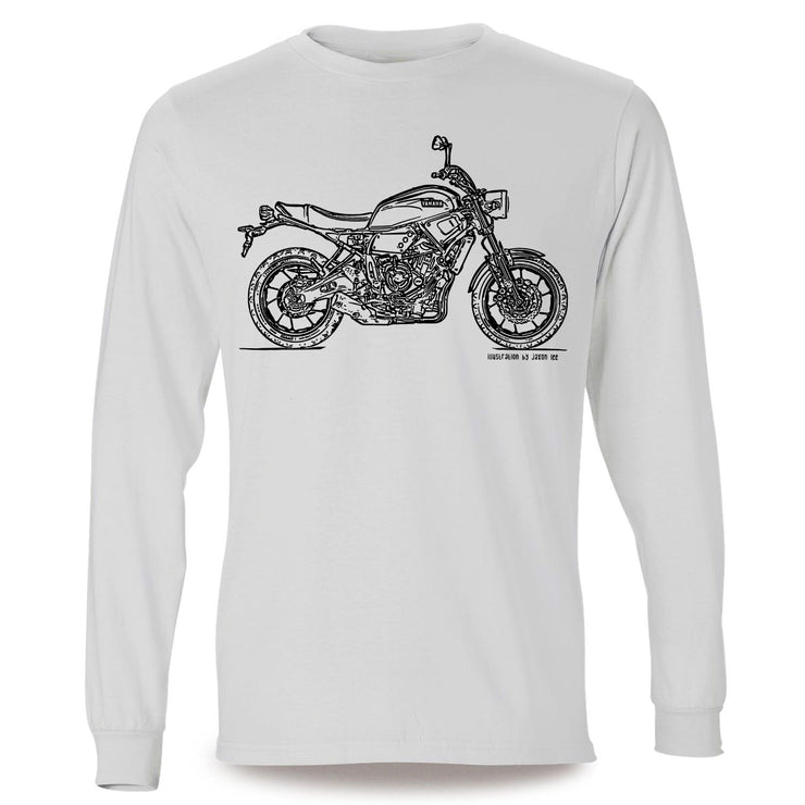 JL Illustration For A Yamaha XSR700 Motorbike Fan LS-Tshirt