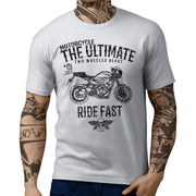 JL Ultimate Illustration For A Yamaha XSR900 Abarth Motorbike Fan T-shirt