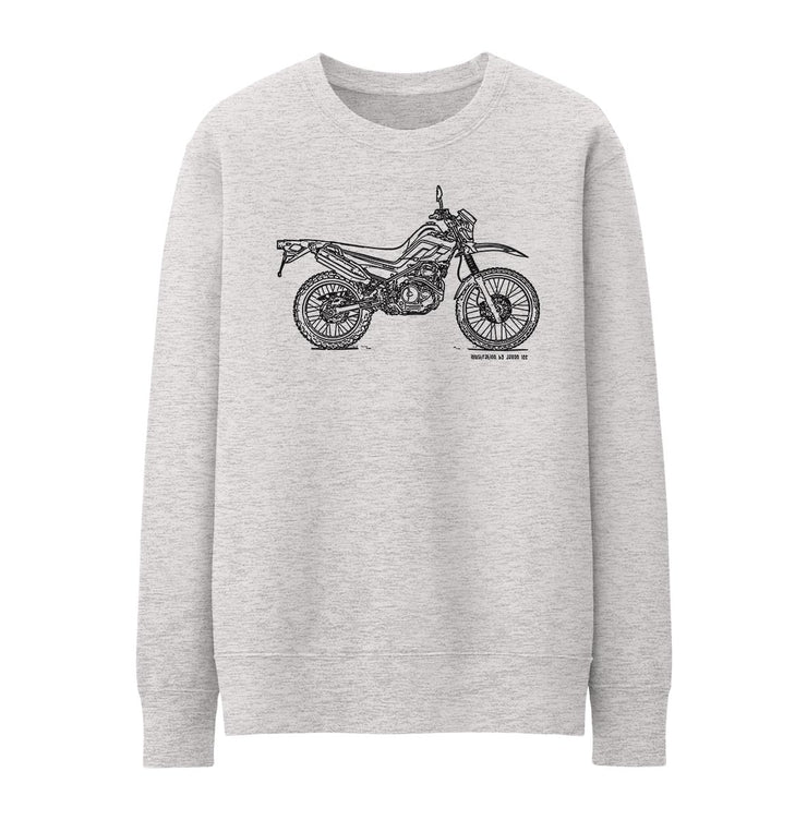 JL Illustration For A Yamaha XT250 Motorbike Fan Jumper