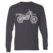 JL Illustration For A Yamaha XT250 Motorbike Fan LS-Tshirt