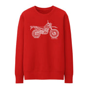 JL Illustration For A Yamaha XT250 Motorbike Fan Jumper