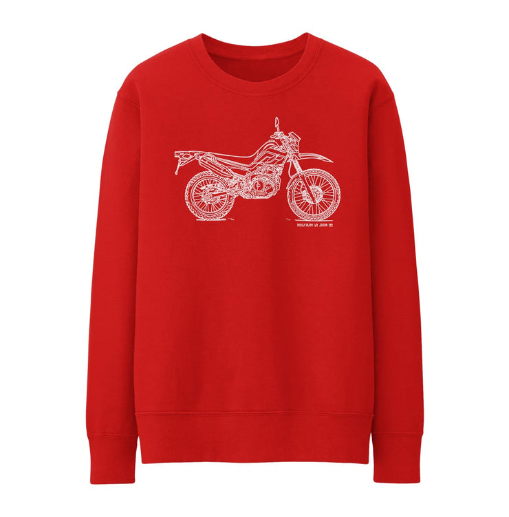 JL Illustration For A Yamaha XT250 Motorbike Fan Jumper