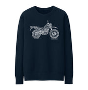 JL Illustration For A Yamaha XT250 Motorbike Fan Jumper