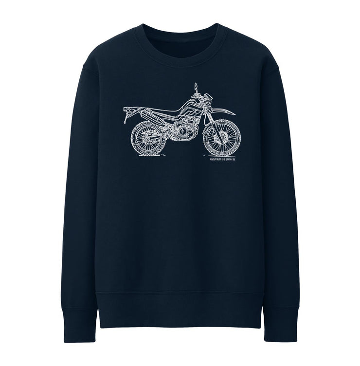 JL Illustration For A Yamaha XT250 Motorbike Fan Jumper