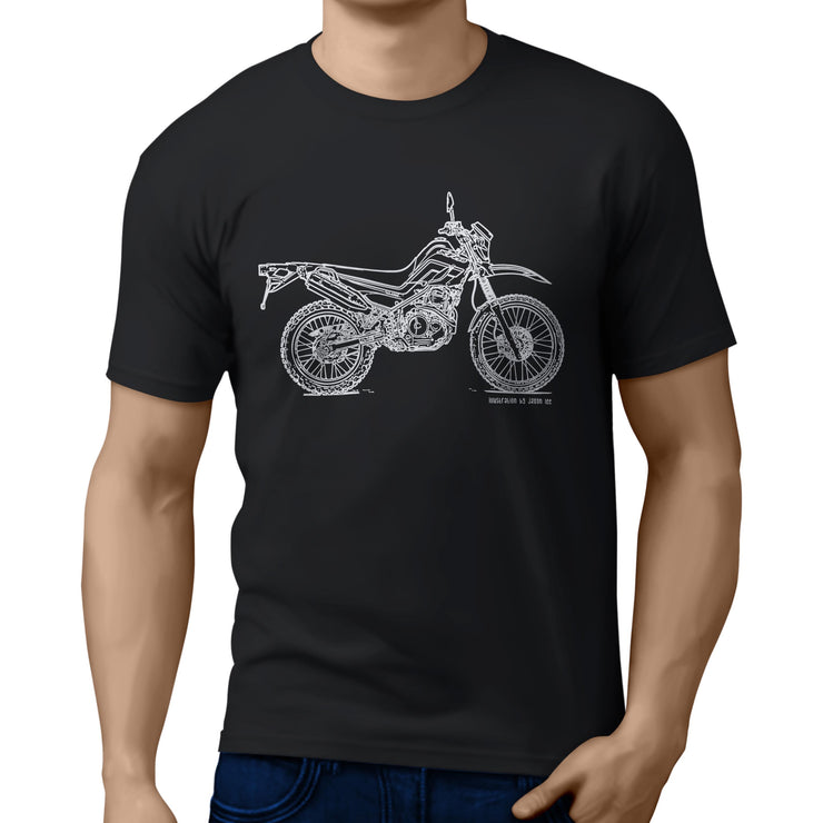 JL Illustration For A Yamaha XT250 Motorbike Fan T-shirt