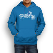 JL Illustration For A Yamaha XV950 Motorbike Fan Hoodie