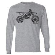 JL Illustration For A Yamaha YZ125 2017 Motorbike Fan LS-Tshirt