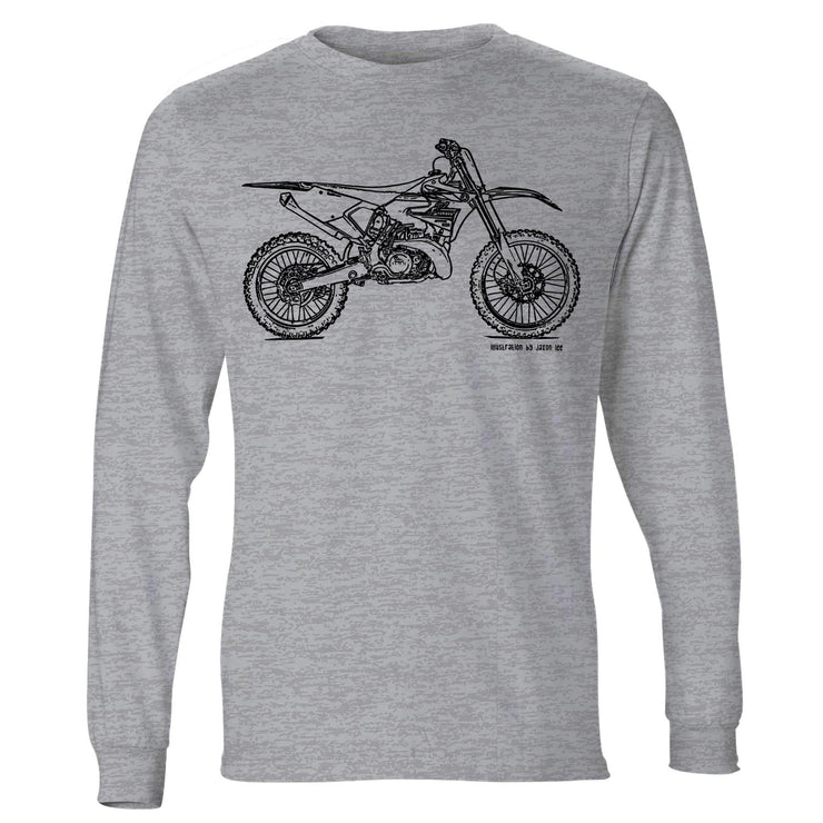 JL Illustration For A Yamaha YZ250 2017 Motorbike Fan LS-Tshirt