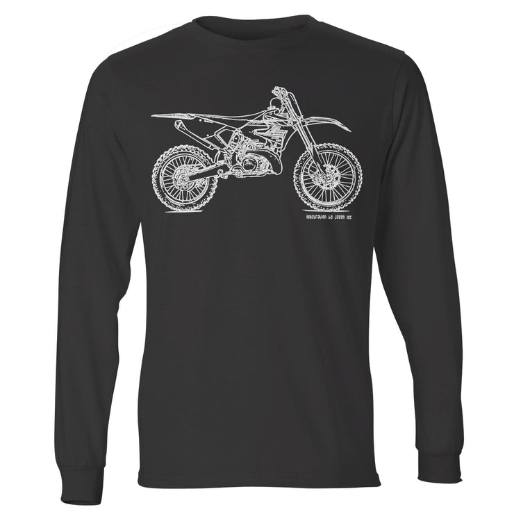 JL Illustration For A Yamaha YZ250 2017 Motorbike Fan LS-Tshirt
