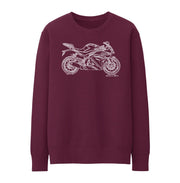 JL Illustration For A Yamaha YZF-R125 2016 Motorbike Fan Jumper